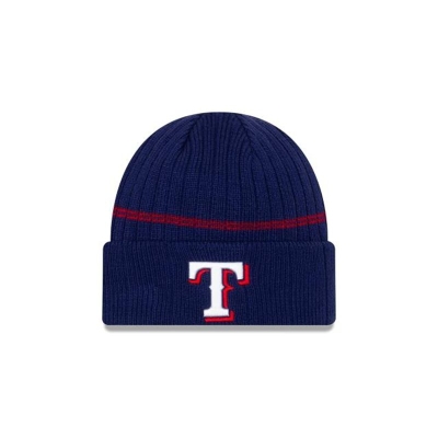 Texas Rangers Gorra | New Era MLB Sport Knit Beanie Mexico - Azules